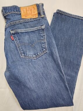 Y2K 2001 Levis 511 Jeans Mens 34x30 White Oak Cone Classic Wash Stretch Slim Fit